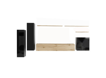 Complète ensemble mural de 7 pièces unité murale Salon Mobilier de luxe Meubles modernes