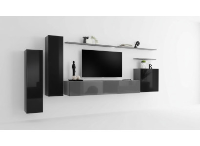 Unité murale moderne Mobilier de salon de design de luxe Armoire murale Étagère murale nouveau