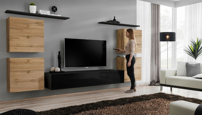 Meuble TV mural de luxe Design Buffet Meuble mural nouveaucabinet mural