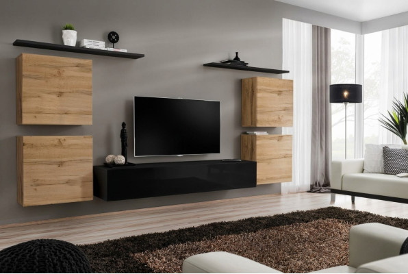 Meuble TV mural de luxe Design Buffet Meuble mural nouveaucabinet mural