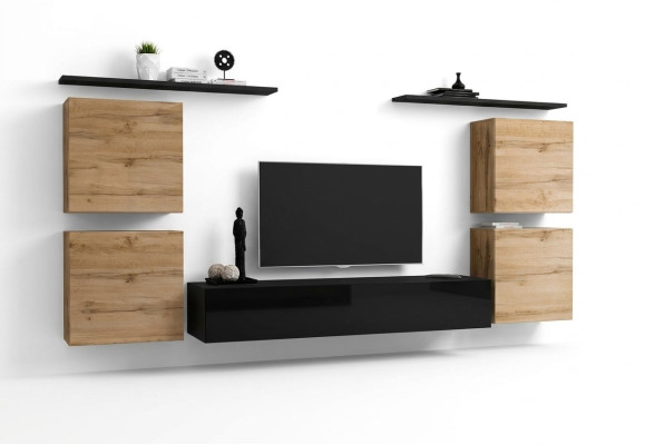 Meuble TV mural de luxe Design Buffet Meuble mural nouveaucabinet mural