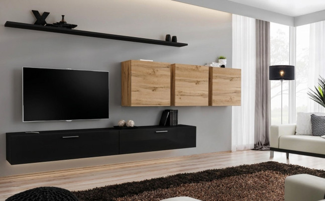 Ensemble complet buffet TV bas de 7 pièces mobilier de salon Mobilier moderne