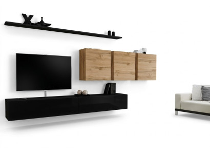 Ensemble complet buffet TV bas de 7 pièces mobilier de salon Mobilier moderne