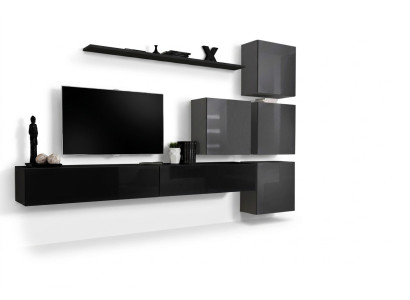 Salon Design Unité murale complète Armoire murale Suite de luxe Armoire