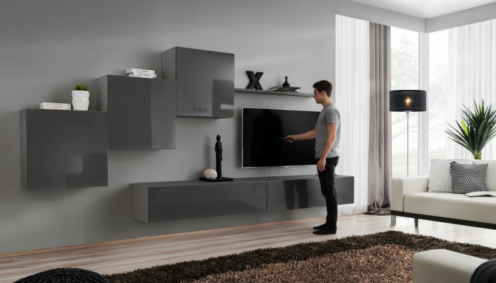 Ensemble mural pour salon, 6 pièces, étagère murale, ensemble pour salon, neuf complet