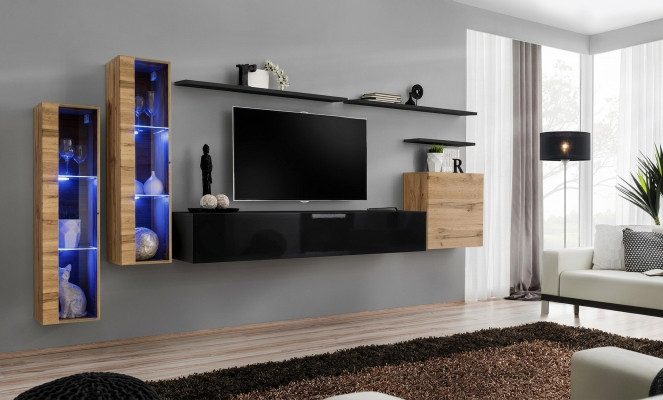 Meuble mural de luxe Buffet Bahut Meuble mural design Meubles TV Basse
