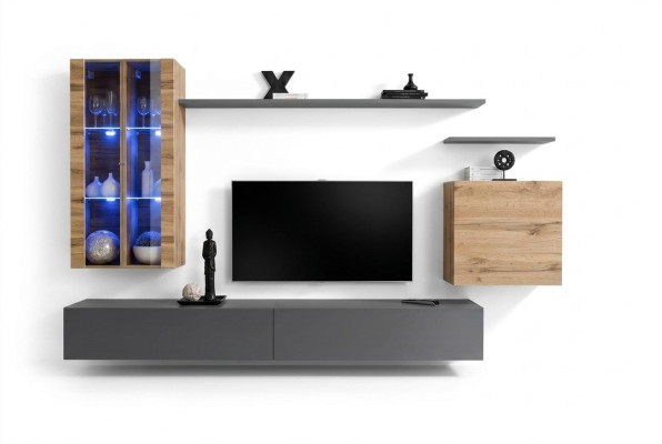 Meubles de design Armoire murale Unité murale Meubles de salon Meuble TV en bois Meubles en bois Buffet