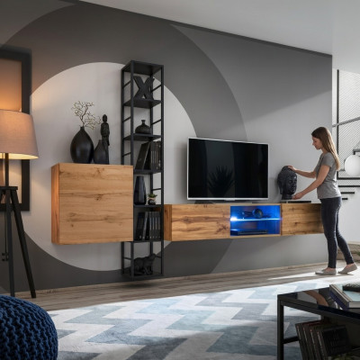 Étagères murales Unité murale Armoire murale Étagère Design TV buffet bas Bahut de luxe neuf