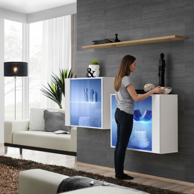 Meubles muraux de luxe Ensemble de mobilier Ameublement en bois Mobilier moderne pour le salon