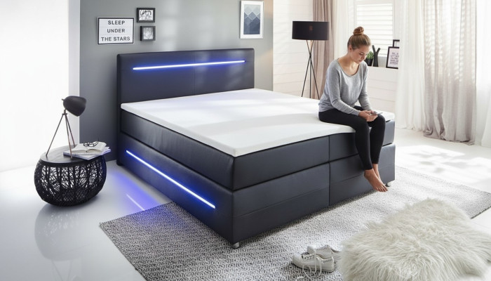 Chambre de luxe Lit moderne Design de rembourrage Mobilier de luxe Double nouveau