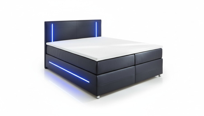 Chambre de luxe moderne, lit double de designer, lit 180x200cm, nouveau design.