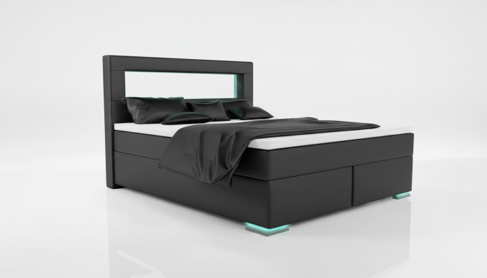 Chambre Lit Textile Luxe Rembourrage Ameublement 180x200 Meubles Lit double neuf