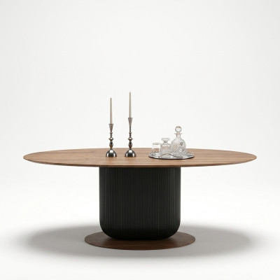 Table à manger Design Table Mobilier moderne Salle à manger Bois Design Mobilier de luxe Neuf