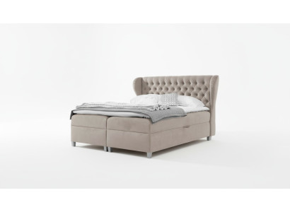 Lit double de luxe Chesterfield Meubles de chambre Lit rembourré Mobilier moderne