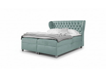 Chambre Lit moderne Chesterfield Meubles Lit rembourré Bois Design Ameublement