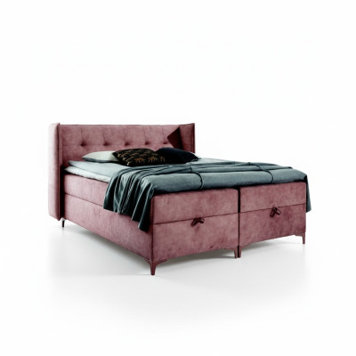 Meubles de chambre Lit Box Spring 160x200cm Design moderne Ameublement