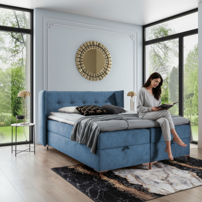 Chambre moderne Lit de luxe Lit rembourré Mobilier Design Meubles rembourrés