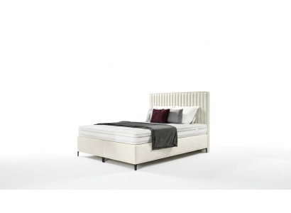 Designer-Liegebett Lit double Chambre de luxe Lit rembourré 160x200cm Style moderne