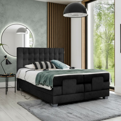 Lit à sommier tapissier Meuble rembourré Mobilier rembourré Lit de luxe Chambre à coucher Design moderne neuf