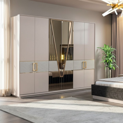 Armoire de chambre Meubles modernes de luxe Nouvelles fournitures Design