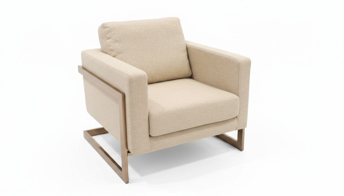 Fauteuil de luxe Mobilier de salon Design Mobilier moderne Textile de rembourrage