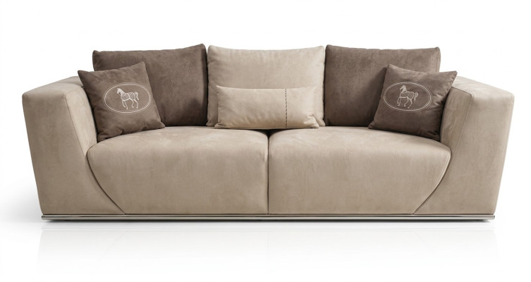 Sofa de salon Trois places Canape moderne Canape Tissu Ameublement Textile Meubles