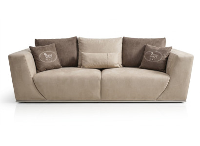 Sofa de salon Trois places Canape moderne Canape Tissu Ameublement Textile Meubles