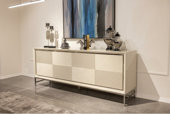 Buffet Commode Meuble de salon Nouveau Design Mobilier de luxe Moderne Ameublement