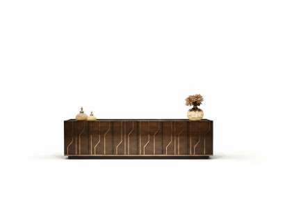 Mobilier de salon Buffet de luxe design moderne Commode en bois Ameublement