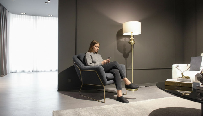 Fauteuil design moderne Salon de luxe Nouveaux meubles de salon