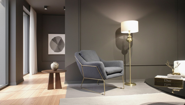 Fauteuil design moderne Salon de luxe Nouveaux meubles de salon