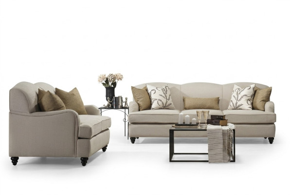 Salle de séjour Ensemble de canapé Deux places avec Canapé trois places Luxueux Conception Mobilier Sofa