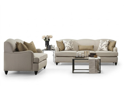 Salle de séjour Ensemble de canapé Deux places avec Canapé trois places Luxueux Conception Mobilier Sofa