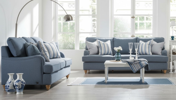 Canapé trois places 2x Salon Mobilier de luxe Design moderne Ameublement