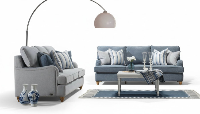 Canapé trois places 2x Salon Mobilier de luxe Design moderne Ameublement