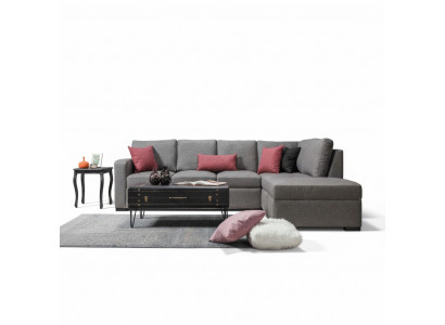 Salon Rembourrage Mobilier de Luxe Canapé d'angle en L moderne en forme de L Design Moderne Sofa Couch