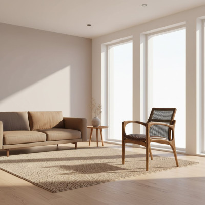Fauteuil Salle à manger Chaise moderne Mobilier en bois Design Ameublement