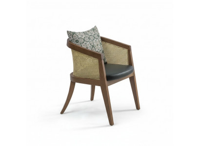 Chaises Salle de séjour Salle à manger Chaise en bois avec accoudoir Salle à manger Mobilier