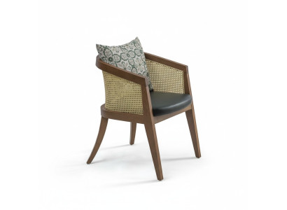 Chaises Salle de séjour Salle à manger Chaise en bois avec accoudoir Salle à manger Mobilier