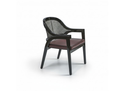 Chaise en bois noire design nouvelle chaise de salle à manger Fauteuil d'ameublement