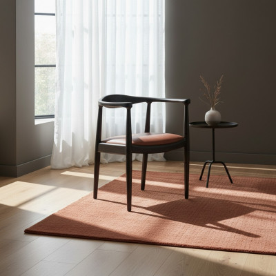 Design Furniture Chair with Armrests Wooden Chair new Furnishings Upholstery Seat  Chaise de meuble design avec accoudoirs Chaise en bois nouveaux meubles Siège rembourré