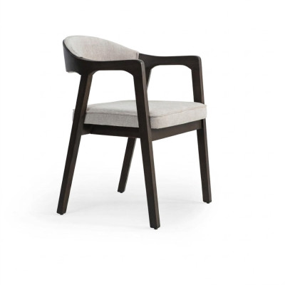 Fauteuil Chaise de salle à manger moderne avec accoudoirs Design nouveau Mobilier