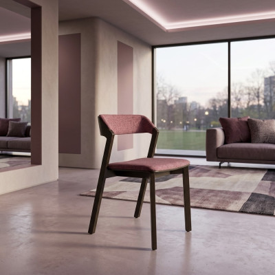 Chaise Braun Moderne Salle à manger Mobilier de luxe Design Sièges Rembourrés Nouveau