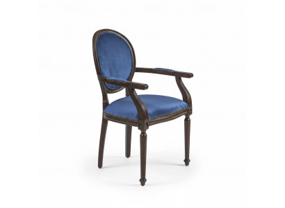 Style classique nouvelle chaise de salle à manger Chaise rembourrée avec accoudoirs Ameublement
