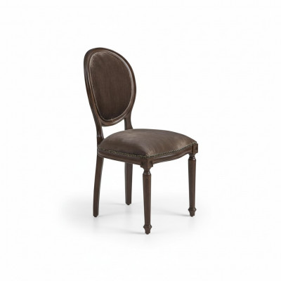 Chaise de salle à manger classique de luxe de designer Chaises de siège Siège rembourré Bois