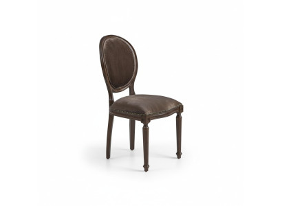 Chaise de salle à manger classique de luxe de designer Chaises de siège Siège rembourré Bois