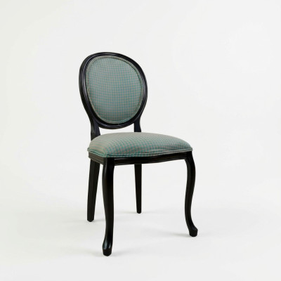 Chaise verte classique de salle à manger Meubles de luxe en bois nouvelle Chaise