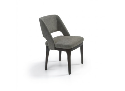 Chaise grise de luxe Mobilier design Salle à manger Siège rembourré Meubles modernes
