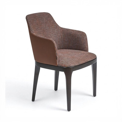 Chaise longue design avec accoudoirs Chaises de salle à manger Chaises rembourrées nouvelles