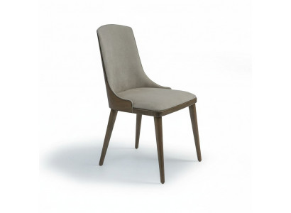 Luxus-Design-Polstersessel Esszimmerstuhl Sitz Esszimmermöbel Holz neu